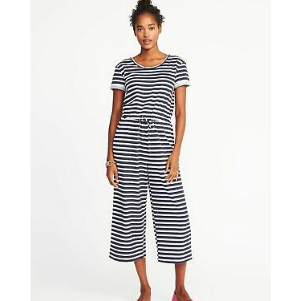 Old navy striped jumpsuit romper